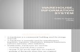 Warehouse, Information System