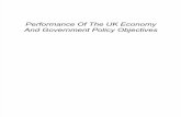 Performance of the UK Economy and Government Policy