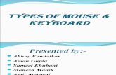 Types of mouse & keyboard2