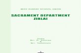 MSSU - SACRAMENT DEPARTMENT ZIRLAI