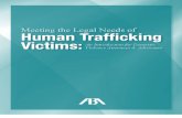 Meeting the Legal Needs of Human Trafficking Victims