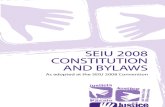 (SEIU) Constitution and Bylaws