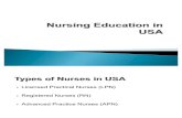 Nursing Education in USA