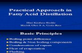 Practical Approach in Fatty Acid Distillation