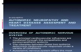 AUTONOMIC NEUROPATHY AND HEART DISEASE ASSESMENT AND TREATMENT