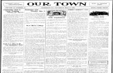 Our Town May 8, 1920