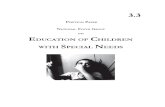 Education of children with special needs by NCERT