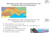 Regional development of national economy