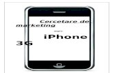 Cercetare de Marketing asupra Iphone 3G
