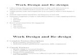Work Design and Redesign