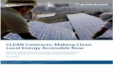 CLEAN Contracts: Making Clean Local Energy Accessible Now