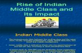 Current Rise of Indian Middle Class and Its Impact