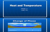 NatSci2 - Heat and Temperature