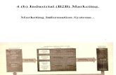 4(b) Industrial (B2B) Marketing.