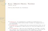 Key Short-Story Terms