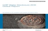 CDP 2010 Water Disclosure Global Report