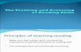 The Teaching and Assessing of Reading Skill