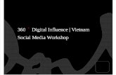 Digital Influence. Social Media Workshop