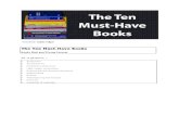 Ten Must Have Books