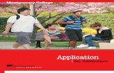 Admissions Application 2010 11