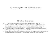 Concepts of Database