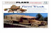 WoodPlans Online - Farm Truck