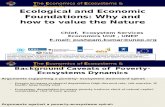 Why Value the Nature- Opportunities for the poor in economic valuation of natural capital? - Presentation