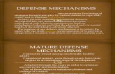 Ego Defense Mechanisms 30th Nov