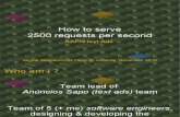howto serve 2500 ad requests / second