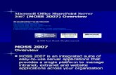 Microsoft Office Share Point Server 2007- Overview