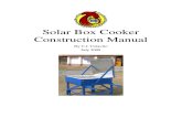 Solar Cooker Construction