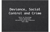 Deviance, Social Control and Crime