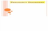 Pregnancy Disorders