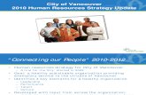 City of Vancouver - 2010 Human Resources Strategy Update