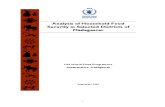 Analysis of Household Food Security in Selected Districts of Madagascar (September 2009)