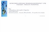 KNOWLEDGE MANAGEMENT IN HIGH-TECH FIRMS