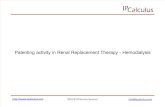 IPCalculus - Renal Replacement Therapy - Hemodialysis  Patenting Activity