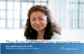 The RoleTailored User Experience in Microsoft Dynamics NAV 2009