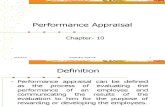 Performance Appraisal Ch 10