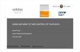 Oct 2007 - Using SAP MDM to Take Control of Your Data - Saphila Cape Town Prinsloo Adidas