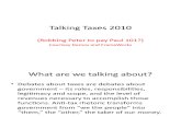 Talking Taxes 2010