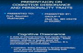 Cognitive Dissonance Theory Coma101 Report Sayago