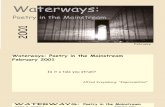 Waterways: Poetry in the Mainstream Vol 22 no 2