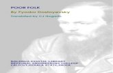 Fyodor Dostoyevsky  - Poor Folk 308p 9781592244317 1592244319