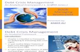Debt Crisis Managment an Analytical Framework