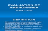 Evaluation of Amen or Rhea