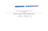 Add Maths Perfect Score Module Form 4 Marking Scheme Set 1 & Set 2