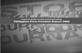 CMFR Philippine Press Freedom Report 2008