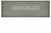 Colonial New York Themes Lecture