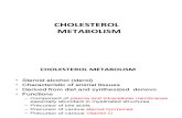 Cholesterol Metabolism NR 2010
